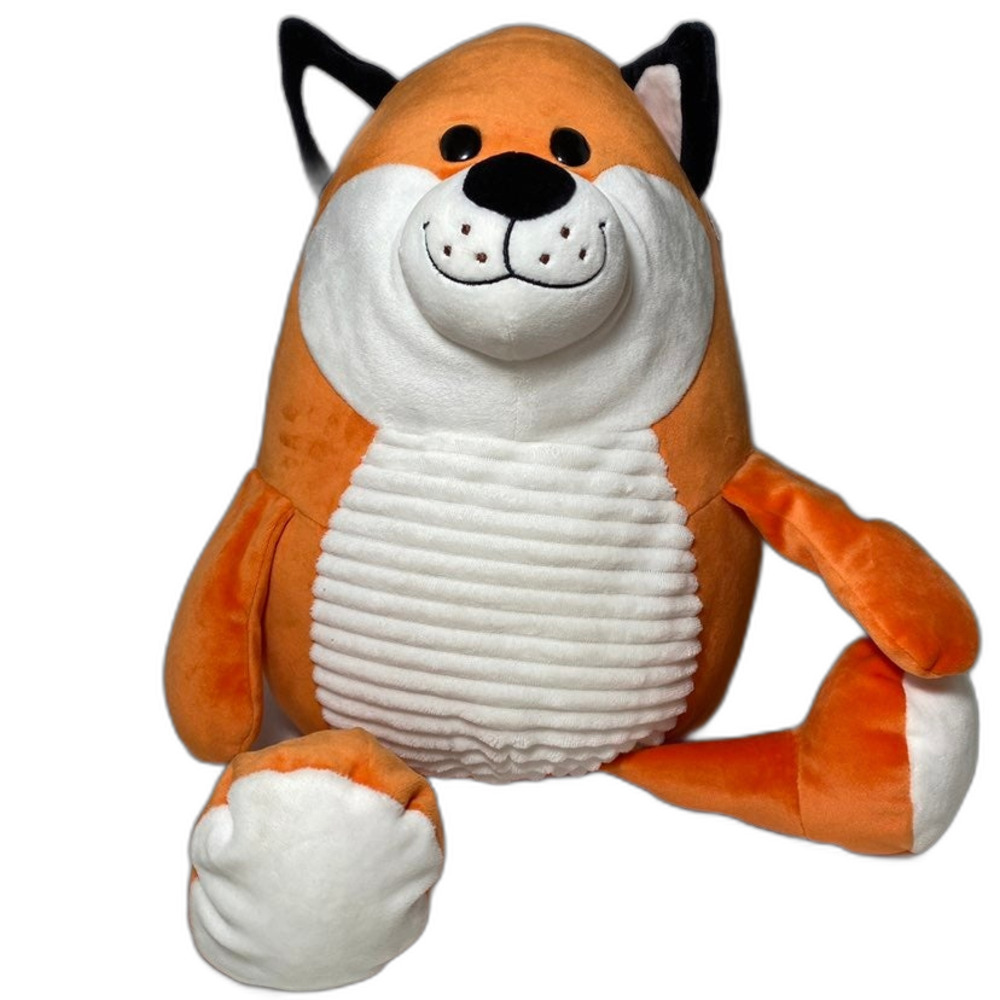 HugFun Large Fox Super Soft Squishy Dangley Legs NWOT Flip Eye Fox Plush 276746